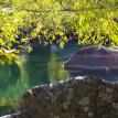 Pond rocks